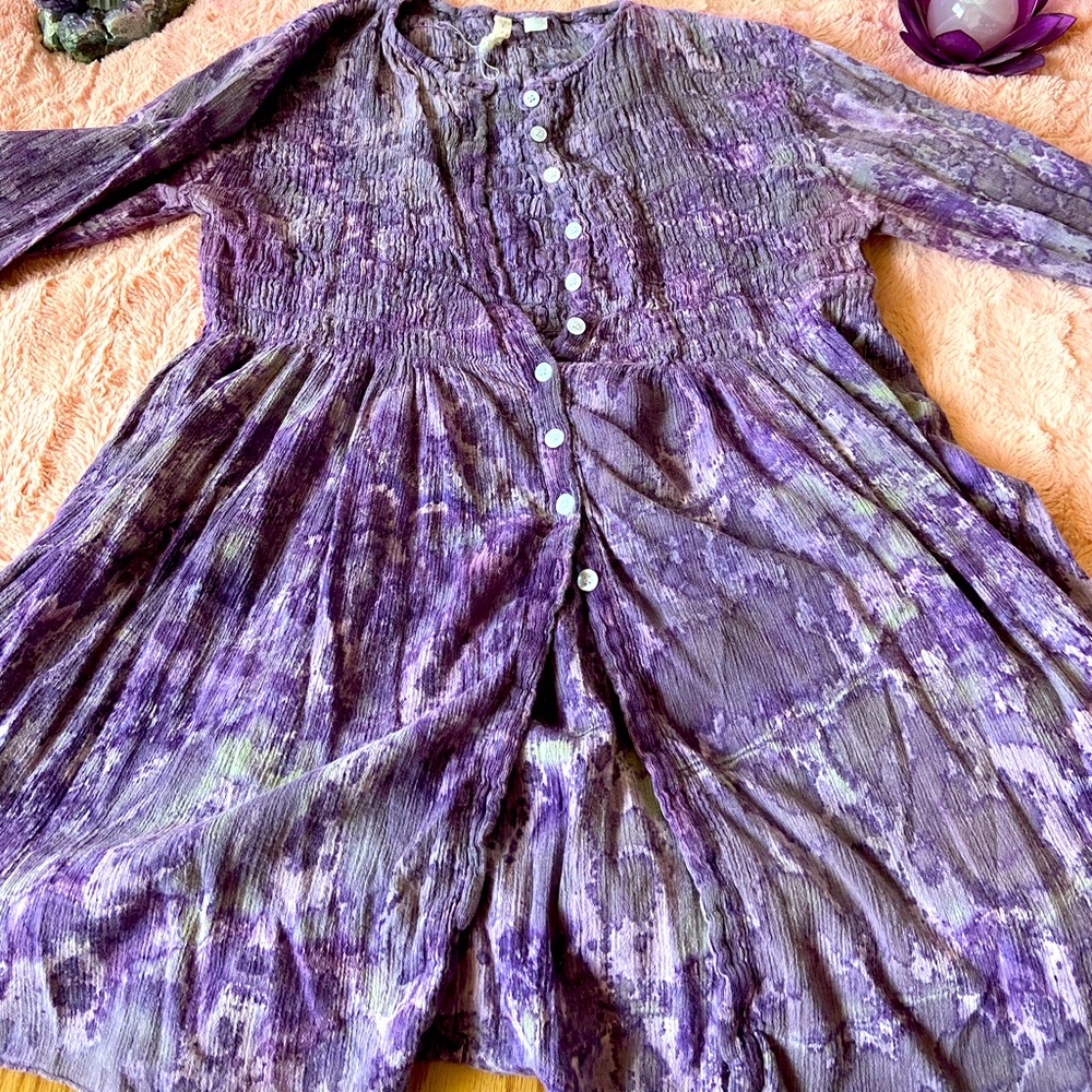 Long Sleeved Flare Open Top